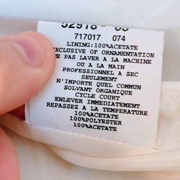 Jessica McClintock Formal Mini Tulle Lined 90s Vintage Y2K Dress - Picture 6 of 12